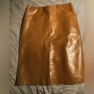 Jacob leather pencil skirt